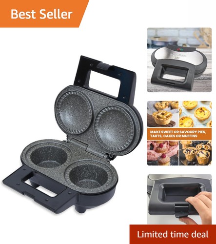 1000w non stick double pie - double,