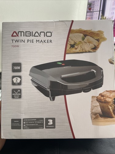 Ambiano twin pie maker 700w - ambiano,